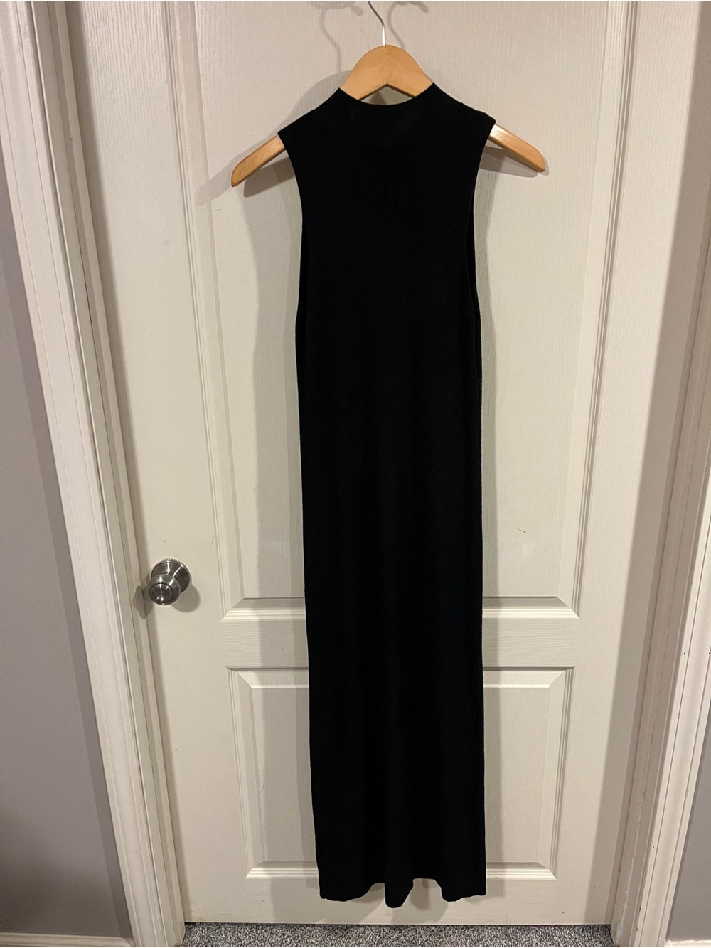 Freshman 1996 Sleeveless Black Maxi Knit Dress - Picture 8 of 8